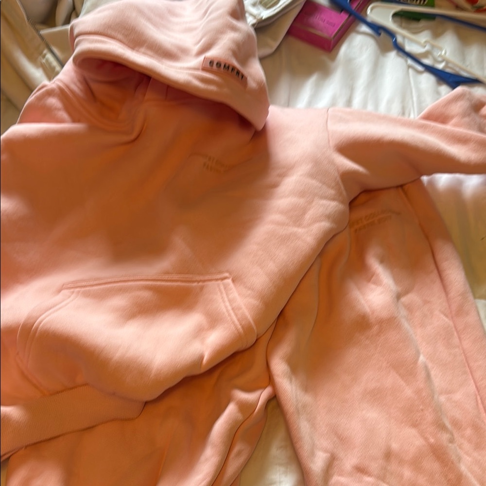 Comfy Pink Hoodie and Sweatpants Set